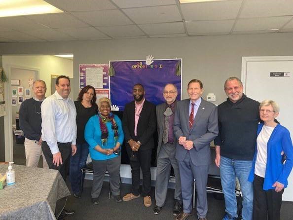 Senator Blumenthal visits Youth Continuum in New Haven to announce $500,000 in federal funding for the organization to strengthen supportive services for vulnerable youth